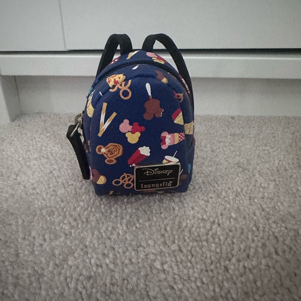 Loungefly Disney Numio Snack-Themed Blue Mini Backpack